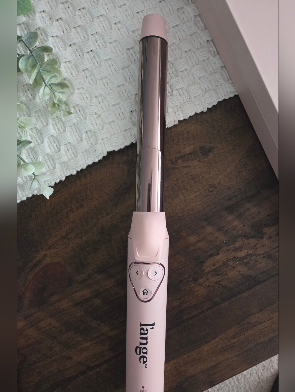 Lange Pink Le Pirouette Titanium Curling Iron
